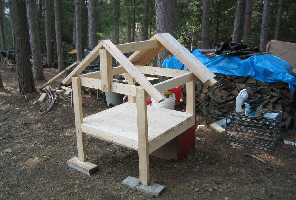 frame of second cat pen